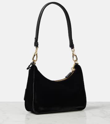 Re-Edition Small velvet shoulder bag | Prada