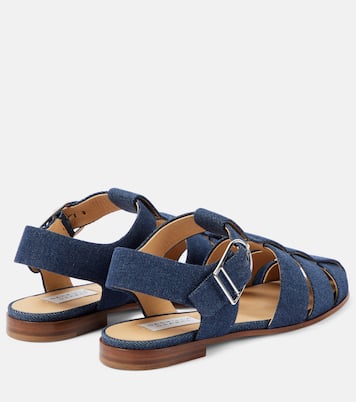 Sandali Lynn in denim | Gabriela Hearst