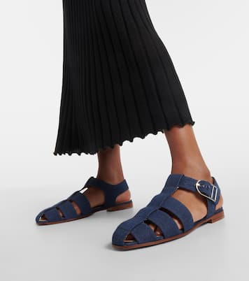 Sandali Lynn in denim | Gabriela Hearst