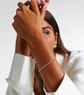 Noble 10kt gold bracelet with diamonds | Stone and Strand