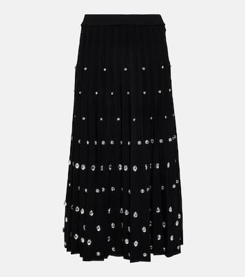Falda midi con cristales | Simkhai