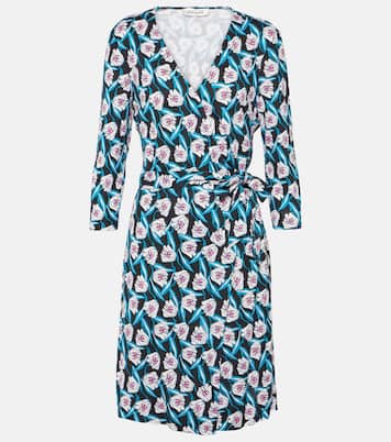 Abito midi Julian in seta con stampa | Diane von Furstenberg