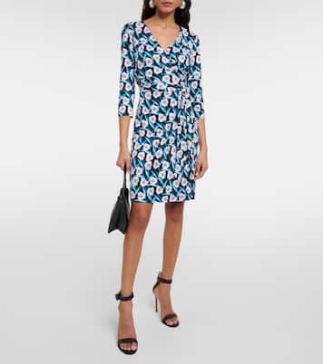 Abito midi Julian in seta con stampa | Diane von Furstenberg