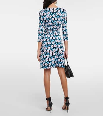 Abito midi Julian in seta con stampa | Diane von Furstenberg