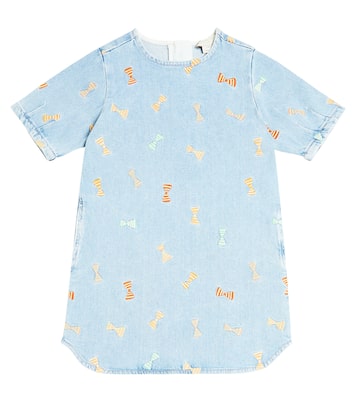 Besticktes Kleid aus Denim | Stella McCartney Kids