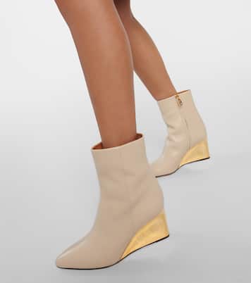 Bottines compensées Rebecca en cuir | Chloé
