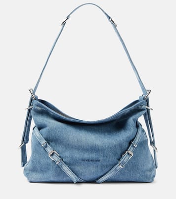 Voyou Medium denim shoulder bag | Givenchy