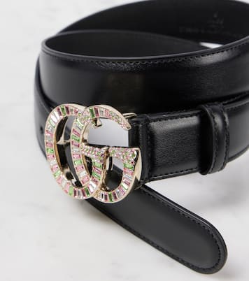 Verzierter Gürtel GG Marmont aus Leder | Gucci