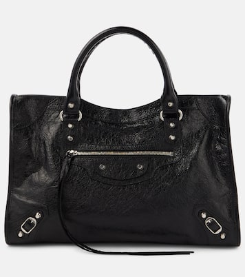 Balenciaga city leather bag clearance
