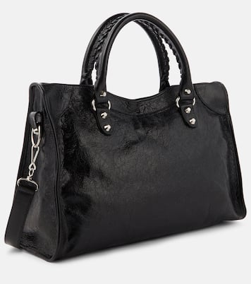 Le City M号皮革单肩包 | Balenciaga