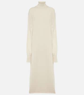Vestido midi de cachemir | Jil Sander