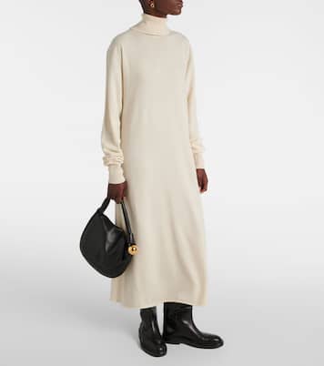 Vestido midi de cachemir | Jil Sander