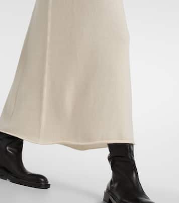 Vestido midi de cachemir | Jil Sander