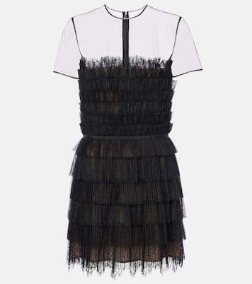Abito corto Hayla in pizzo chantilly | Costarellos