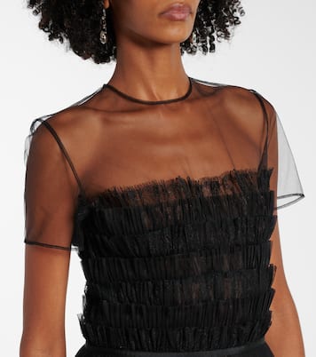 Abito corto Hayla in pizzo chantilly | Costarellos