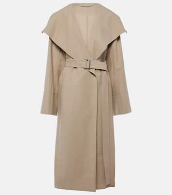 Signature linen-blend trench coat | Toteme