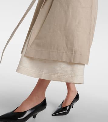 Signature linen-blend trench coat | Toteme
