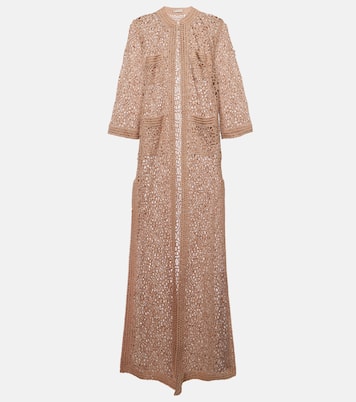 Cardigan Macramé en coton mélangé | Elie Saab
