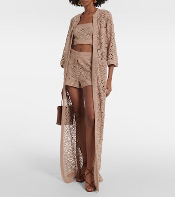 Cardigan Macramé en coton mélangé | Elie Saab