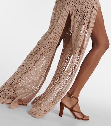 Cardigan Macramé en coton mélangé | Elie Saab