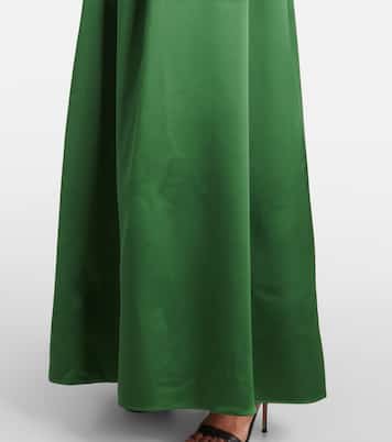 Robe midi en satin | Self-Portrait