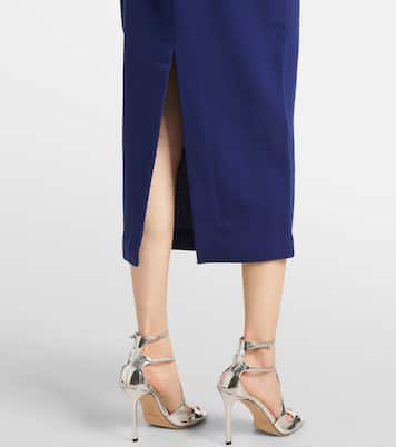 Abito midi in crêpe di lana | Roland Mouret