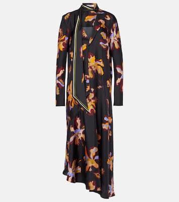 Bedrucktes Midikleid aus Seiden-Twill | Dorothee Schumacher