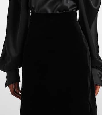 Falda midi Capo de algodón | Max Mara