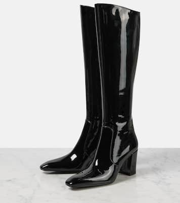 Bottes Lauren 70 en cuir verni | Saint Laurent