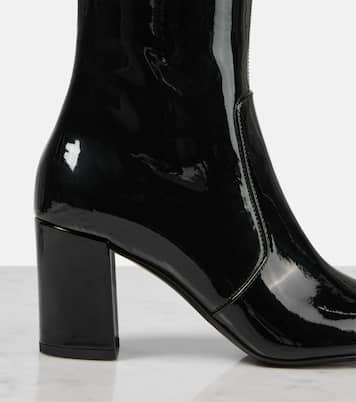 Bottes Lauren 70 en cuir verni | Saint Laurent