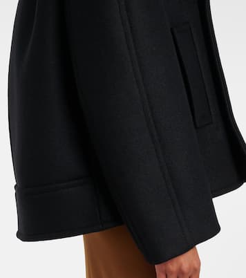 Caban oversize in lana vergine | Saint Laurent
