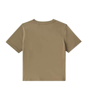 Camiseta de algodón bordada | Burberry Kids