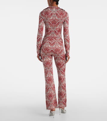 Paisley straight pants | Rabanne