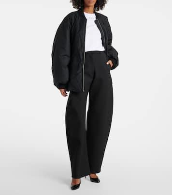 T-shirt imprimé en coton | Alaïa