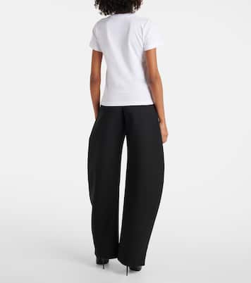 T-shirt imprimé en coton | Alaïa