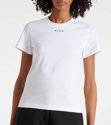 T-shirt imprimé en coton | Alaïa