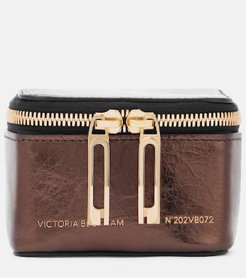 Sac Micro en cuir métallisé | Victoria Beckham