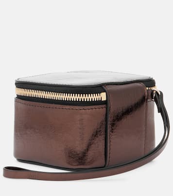 Sac Micro en cuir métallisé | Victoria Beckham