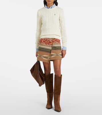 Cable-knit cotton sweater | Polo Ralph Lauren