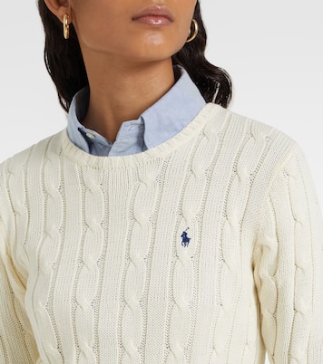 Cable-knit cotton sweater | Polo Ralph Lauren