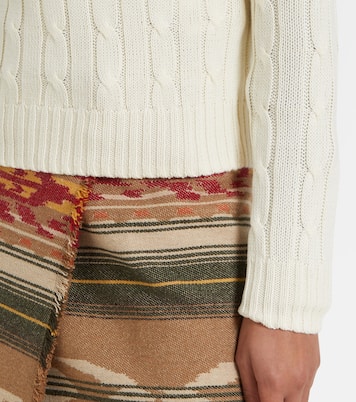 Cable-knit cotton sweater | Polo Ralph Lauren