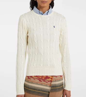 Cable-knit cotton sweater | Polo Ralph Lauren