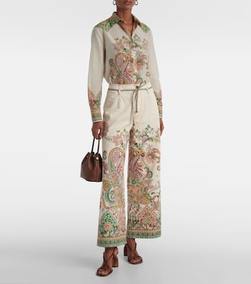 Chemise imprimée en coton et soie | Etro