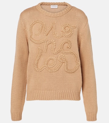Jersey de algodón bordado con logo | Moncler
