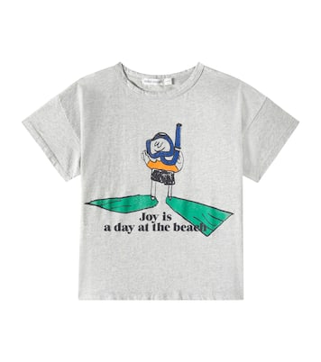 A Day At The Beach cotton jersey T-shirt | Bobo Choses