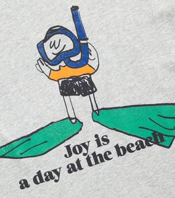 A Day At The Beach cotton jersey T-shirt | Bobo Choses