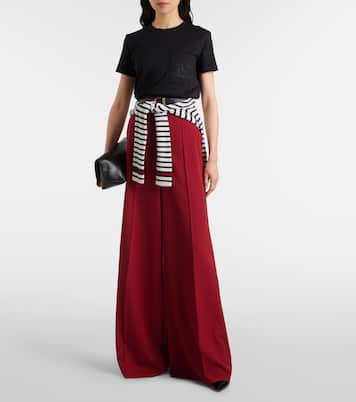 Camiseta Papaia de algodón con logo | Max Mara