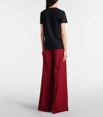 Camiseta Papaia de algodón con logo | Max Mara