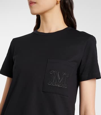 Camiseta Papaia de algodón con logo | Max Mara