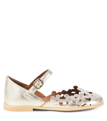 Laminato leather ballet flats | PèPè